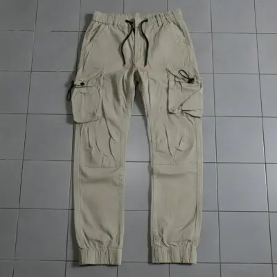 Stylish Kaizer Cotton Fabric Cargo Joggers Pant