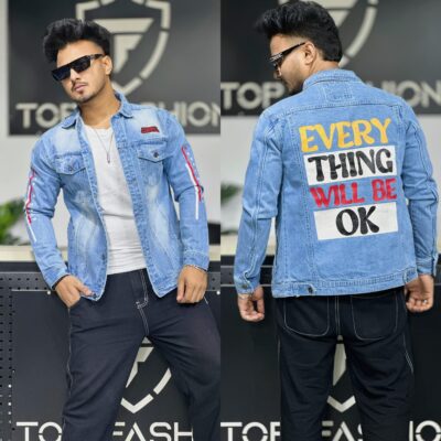 High Quality Printed Denim Jacket